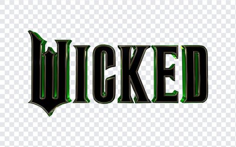 Wicked Movie Logo PNG Wicked Movie, Heart Bubbles, Movie Logo, Location Pin, Magazine Images, 3d Heart, Mockup Downloads, Graphic Elements, Graphic Design Projects