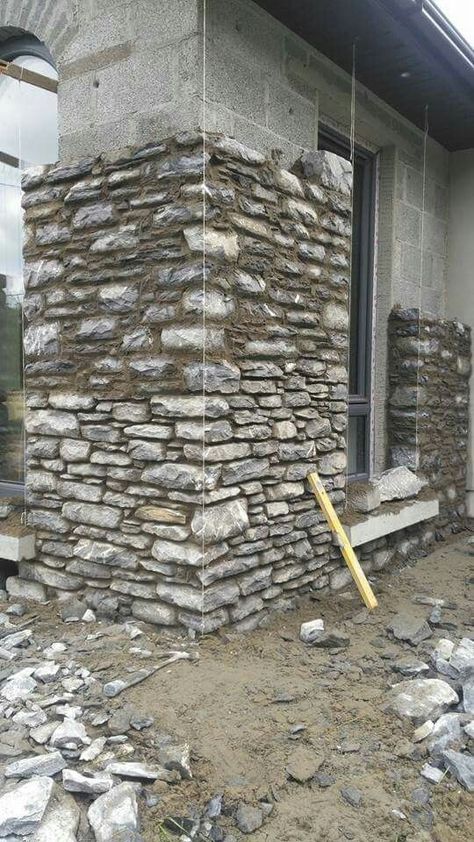 Stone Building, Stone Wall Design, Shop Barndominium, Stone Cottages, Bedroom Barndominium, Building Stone, Beautiful Decorations, Stone Masonry, Stone Cottage