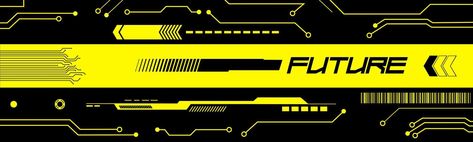 Cyberpunk Banner, Cyberpunk Office, Random Backgrounds, Yellow Banner, Banner Discord, Cyberpunk Aesthetic, Cyberpunk Style, Cyberpunk Art, Yellow Aesthetic