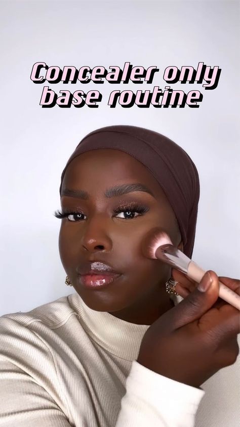 hodan.ysf on Instagram: A flawless concealer only base routine with @juviasplace I am magic concealers. The I am magic concealers give you full coverage but are so… Only Concealer Makeup, Only Concealer Makeup Look, Concealer Makeup Look, Concealer Only Makeup Look, Concealer Only Makeup, Base Routine, I Am Magic, Turban Hijab, Concealer Makeup