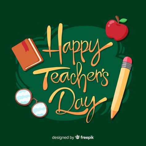 Celebration of world teacher's day. Download for free at freepik.com! #Freepik #freevector #background #school #education #world #teacherday Teachers Day Message, Happy Teachers Day Card, Teachers Day Celebration, Teachers Day Poster, Teachers Day Greetings, Teacher Appreciation Quotes, Background School, Mother's Day Banner, World Teacher Day