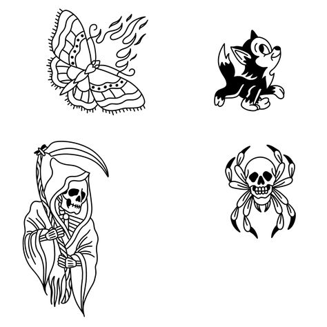 Grim Reaper Tattoo, Reaper Tattoo, Sticker Tattoo, Skull Tattoo Design, Grim Reaper, Colouring Pages, Cute Tattoos, Tattoo Design, Skull Tattoo