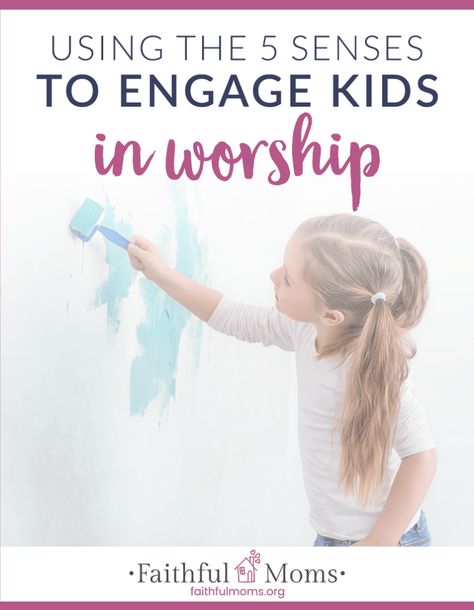 these are such great ideas to invite our kids to use their 5 senses in worshipping God!! Church Activities For Kids, Kids Prayer Journal, Worshipping God, Service Projects For Kids, Kids Church Activities, Kids Advent, Kids Prayer, Family Ministry, Prayer Stations