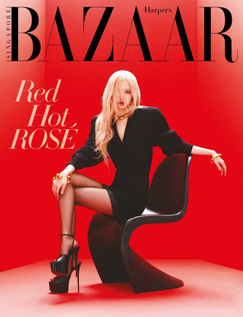 Rosé Vogue, Harpers Bazaar Covers, Estilo Ivy League, Harpers Bazaar Magazine, Rosé Model, Estilo Ivy, Vogue Magazine Covers, Magazine Pictures, Model Magazine