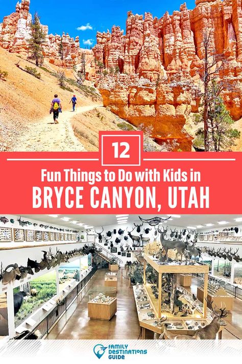 12 Fun Things to Do in Bryce Canyon with Kids — Family Friendly Activities! Bryce Canyon Hikes, Utah Activities, Canyon City, Utah National Parks Road Trip, Utah Vacation, Utah Road Trip, Things To Do With Kids, National Park Road Trip, Utah Travel