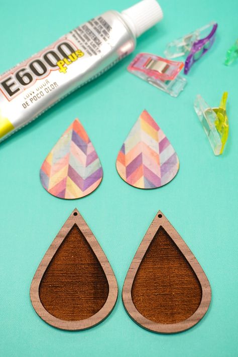 Jump Ring Jewelry, Homemade Signs, Laser Cut Wood Earrings, Glow Forge, Rainbow Chevron, Laser Cut Wood Crafts, Happiness Is Homemade, Laser Cut Earrings, Cut Earrings