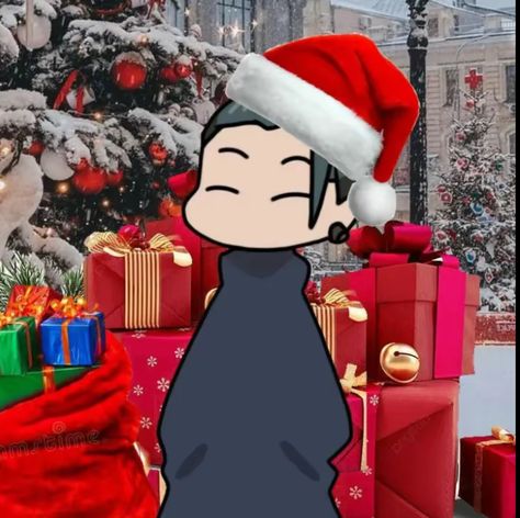 Gojo Satoru Jjk Season 2, Gojo Satoru Aesthetic Icon, Jjk Pfps Matching, Gojo Satoru Christmas Icon, Jjk Halloween Pfp Matching, Satosugu Matching Icons Christmas, Gojo Satoru Christmas Pfp, Christmas Satosugu, Jujutsu Kaisen Christmas Pfp