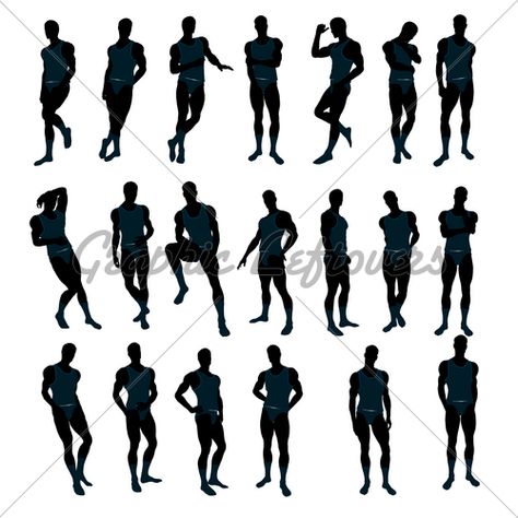 Male silhouettes Silhouette Figures, Silhouette Drawings, Silhouette Drawing, Photography Journey, Guy Drawing, Character Design Male, Grad Party, Gay Art, Drawing Poses