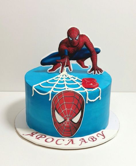 Bon Voyage Cake, Tom And Jerry Cake, Drip Cake Recipes, Simple Birthday Cake Designs, Cake Designs For Boy, Spiderman Cake Topper, Spiderman Birthday Cake, Baby Boy Birthday Cake, Photo Cake Topper