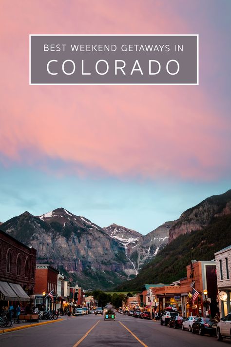 Weekend Getaways in Colorado that are sure to impress! If you're looking for short weekend trips from Denver, this list packs an awesome variety of towns and parks you can visit in just a weekend or several days. These Colorado weekend trips can be done as a road trip or separate trips from Denver.