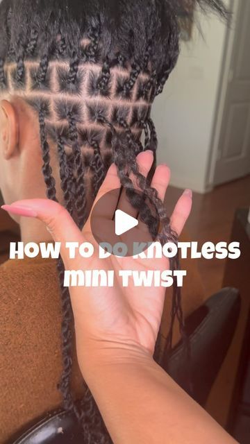 Beauty • Luminary on Instagram: "A lot of people have been interested in getting my mini twist ! Well here is the process of how these knotless mini twist are installed !   #minitwist #knotlesstwist @bohotwist #afrotwist" Twists Using Braiding Hair, Interlocked Two Strand Twists, Easy 2 Strand Twist Styles, Knotless Twists Hairstyles, Jamaican Twist Hairstyles, Medium 2 Strand Twist, Mini Twists With Added Hair, Crochet Mini Twists, Layered Mini Twists