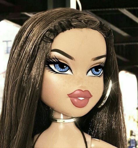 aesthetic bratz doll Clipboard, Brown Hair, Follow Us, Close Up, Most Beautiful, Hair