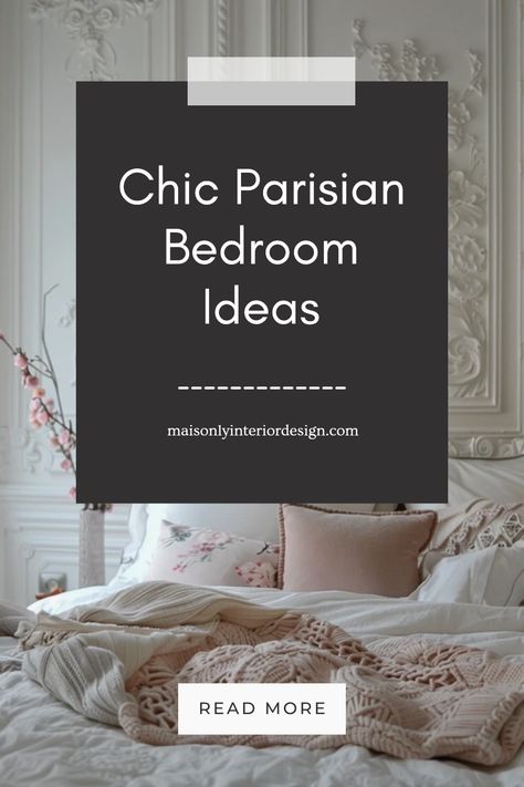 Explore chic Parisian bedroom decor ideas with elegant designs and vintage charm, perfect for any home improvement project. This pin captures the essence of Parisian interiors. Paris Aesthetic Room Decor, French Style Bedroom Ideas, Parisian Style Bedroom Ideas, Angelcore Bedroom, French Style Bedroom Vintage, Parisian Chic Style Home, Eclectic Parisian Decor, Chic Bedroom Aesthetic, Paris Style Bedroom