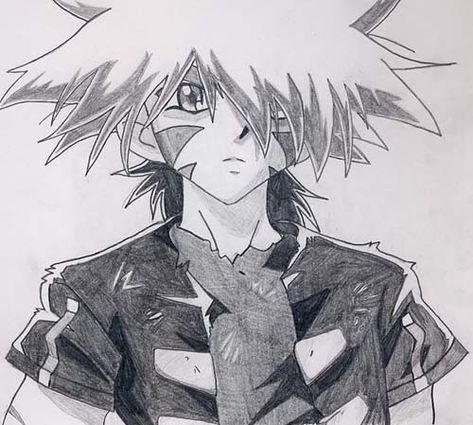 Beyblade Original, Beyblade G Revolution, Kai Hiwatari, Japanese Cartoon Characters, Kai Arts, Pikachu Art, Spiderman Artwork, Beyblade Characters, Easy Drawings Sketches