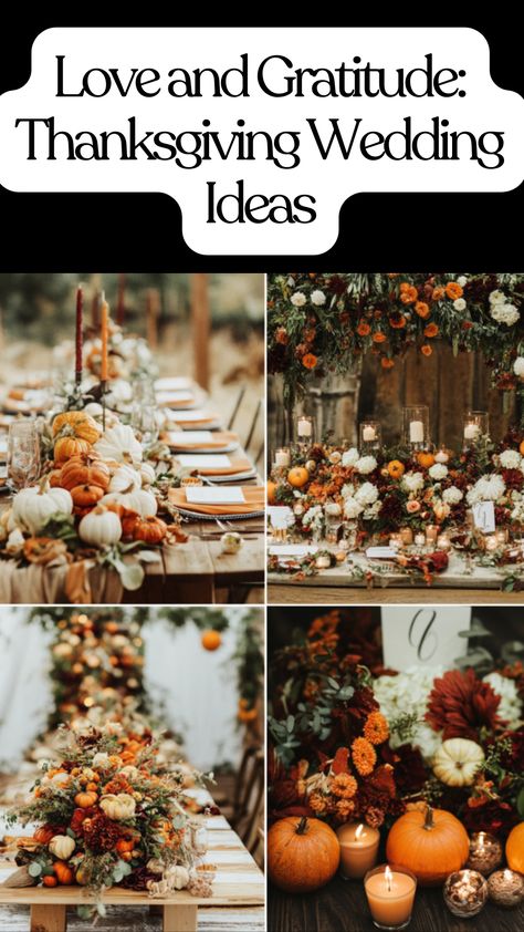 Thanksgiving wedding decor with cozy color palettes, rustic settings, and seasonal details that create a warm and inviting celebration filled with gratitude and love. Thanksgiving Wedding Ideas, Cozy Colors Palette, Thanksgiving Wedding, Decor Themes, Thanksgiving Celebration, Elegant Themes, Fall Centerpiece, Cozy Decor, Table Arrangements