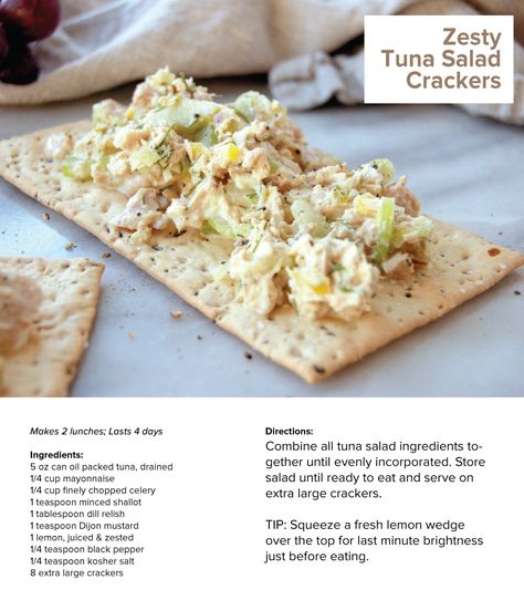 Tuna Salad For Crackers, Tuna Salad On Crackers, Tuna Salad With Crackers, Tuna And Crackers, Tuna Crackers, Tuna Appetizer, Tuna Dip, Tuna Salad Ingredients, Salad Recipes Low Carb