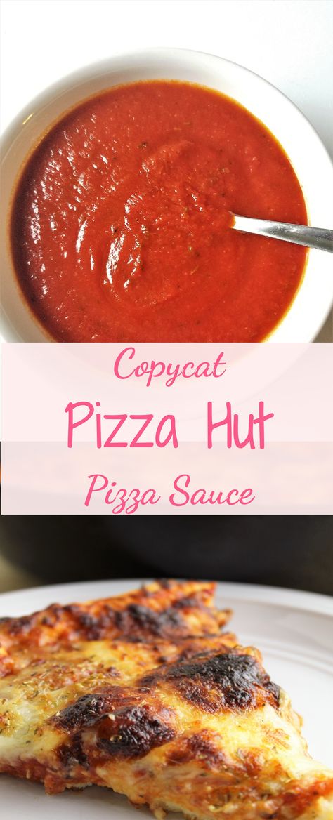 Pizza Hut Pizza Sauce, Pan Pizza Crust, Pizza Hut Recipe, Copycat Pizza Hut, Pizza Hut Pizza, Pizza Topping, Pizza Sauce Recipe, Pizza Sauce Homemade, Pizza Margherita