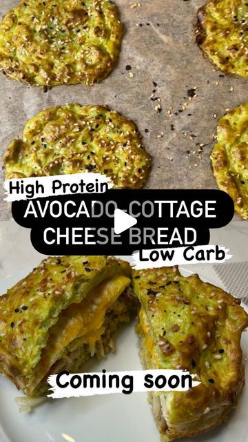 Coach Amy | Fat Loss & Fitness Coach on Instagram: "FAT TO FIT RECIPE #12

Avocado-Cottage Cheese Bread

Another Protein rich "bread" to help you stay on track toward your FAT LOSS goals. I give this a 9/10 and absolutely loved it.  I felt it was more "bread-like" than the Cottage Cheese Flat Bread. 

Recipe (Fat To Fit Version) 
*1 large Avocado 
*1 cup Cottage Cheese @good_culture 
*1 Organic Pasture Raised Egg
*Dash or Sea Salt @redmondrealsalt 
*Mash and Mix together
*Everything Bagel Seasoning 
*Bake at 400 for 30 min

Each Avocado "bread" has 
9 G protein/ 0 added sugar/low carb

Fat To Fit Turkey Burger
*2 Avocado "Bread/Buns"
*1 Turkey Burger @traderjoes 
*Sauerkraut
*1 Fried Organic Pasture Raised Egg
*Raw Blue Cheese Crumbles
*Mayo @primalkitchenfoods 
46g protein/ 0 added sugar/ High Protein Avocado Bread With Cottage Cheese, Avocado And Cottage Cheese Bread, High Protein Avacodo Bread, Avocado Egg Cheese Bread, Cottage Cheese Avocado Recipes, Avocado Flat Bread Recipe, Avocado Cottage Cheese Egg Bread, Avocado And Cottage Cheese Toast, Avocado Bread With Cottage Cheese