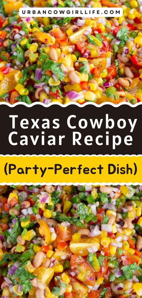 Looking for a dish that's both satisfying and light? This Texas Cowboy Caviar with red wine vinegar is a fresh take on a southern classic that will keep everyone coming back for more.| cowboy caviar recipe, cowboy caviar recipe easy, texas caviar recipe, easy appetizers for a party, appetizer recipes, healthy appetizers, easy salad recipes, easy side dishes for dinner | Cowboy Caviar With Feta Cheese, Texas Cowboy Caviar, Cowboy Caviar Red Wine Vinegar, Texas Caviar Recipe Easy, Cowboy Salsa Recipe Texas Caviar, Texas Appetizers, Cowboy Caviar Recipe Easy, Southern Caviar Recipe, Easy Texas Caviar