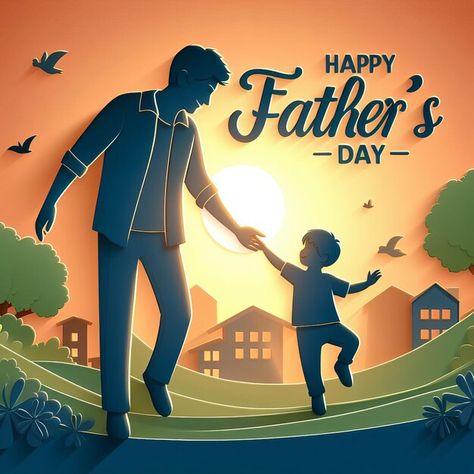 Photo fathers day illustration flat back... | Premium Photo #Freepik #photo Parents Background, Fathers Day Illustration, Father Day Ad, Father's Day Illustration, St John's Church, Flat Background, Church Poster Design, Illustration Flat, Day Illustration