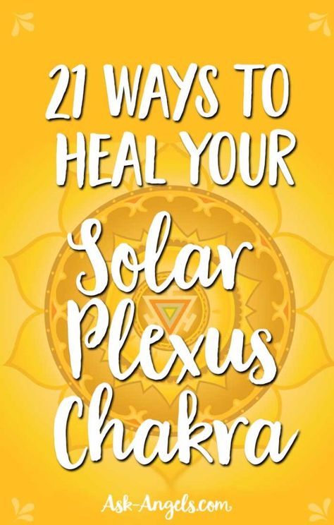 Learn 21 Easy & Fast Solar Plexus Chakra Healing Techniques Solar Plexus Chakra Healing, Chakra Mantra, Manipura Chakra, Healing Techniques, Ways To Heal, Chakra Heilung, Chakra Affirmations, Life Force Energy, Les Chakras