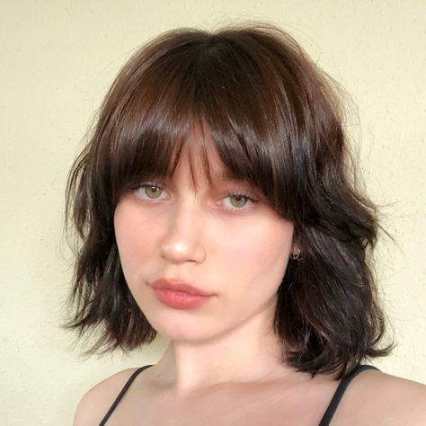 - ̗̀ saith my he A rt ̖́- 90s Grunge Hair, Short Grunge Hair, How To Cut Bangs, Hair Streaks, Hair With Bangs, Short Hair With Bangs, Cut My Hair, Hair Inspo Color, Grunge Hair