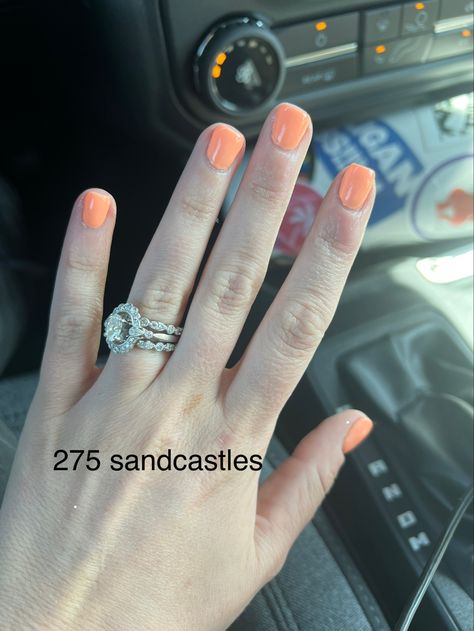 DND nail polish gel shellac pastel nail color coral nail color apricot color light pink color summer nails spring nail polish Apricot Nails, Peach Color Palettes, Nails Care, Peach Color, Black Nails, Gel Nail, Gel Nail Polish, Color Palettes, Makeup Nails