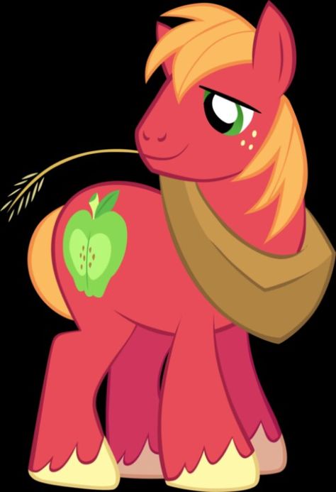 Big Macintosh, Applejack's stoic, quiet big brother. My Little Pony Boys, Ponies Drawing, Big Macintosh, Male Cartoon Characters, My Little Pony Applejack, My Little Pony Party, Kids Themed Birthday Parties, Mlp Characters, Mlp Fan Art