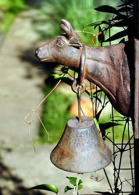 . Magnolia Story, Garden Fun, Dinner Bell, Farmhouse Ideas, Have Inspiration, Farms Living, Cow Bell, Country Farm, Joanna Gaines