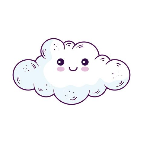 Kawaii cloud cartoon vector design Cartoon Graphic Design, Cloud Cartoon, Kawaii Cloud, Vector Design, Vector Art, Vector Free, Hello Kitty, Royalty, Royalty Free