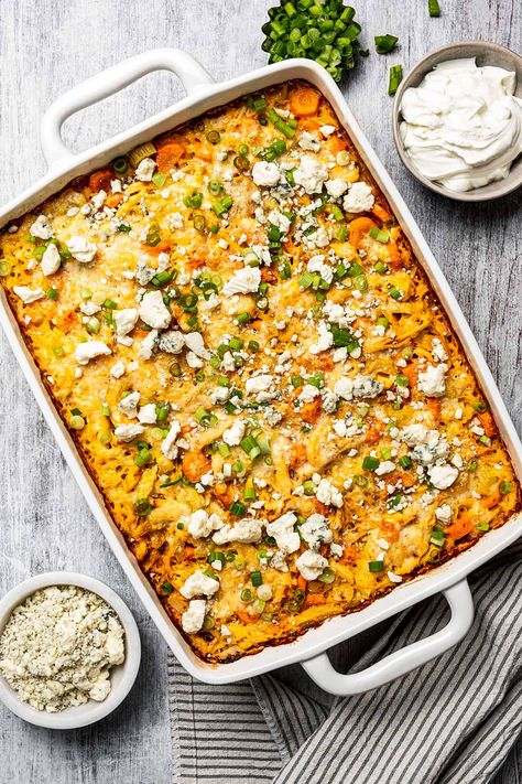 Buffalo Chicken And Rice Casserole, Buffalo Chicken And Rice, Buffalo Chicken Pie, Buffalo Chicken Rice, Fry Potatoes, Chicken And Rice Casserole Recipe, Casseroles Recipes, Buffalo Chicken Casserole, Easy Buffalo Chicken