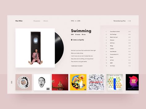 Web Music Player, Music Ui, Dieter Rams Design, Music App Design, Musica Spotify, Music Website, Music Sites, Ui Ux 디자인, Music Web