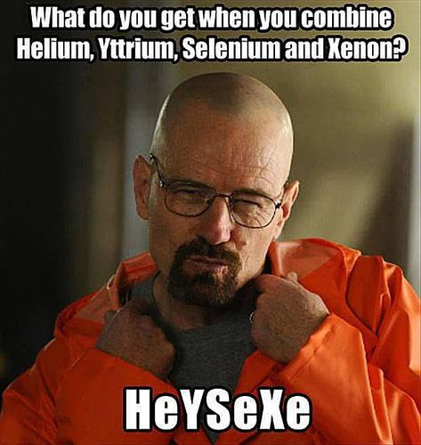 Do You Understand Chemistry Memes? Let's Find Out Breaking Bad Meme, Beaking Bad, Breaking Bad Funny, What I Like About You, Valentines Day Memes, Bryan Cranston, Motivation Poster, Bad Memes, I Love Cinema