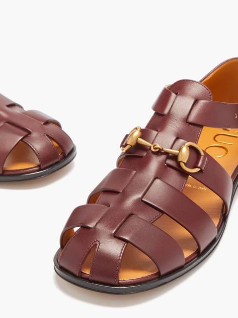 ASOS Dropped the Chicest Version of Summer's Cage Sandals | Who What Wear UK Leather Fisherman Sandals, Sandals Gucci, Cage Sandals, Seal Of Approval, Gucci Designer, Shoes Design, Fisherman Sandals, Trending Sandals, Caged Sandals