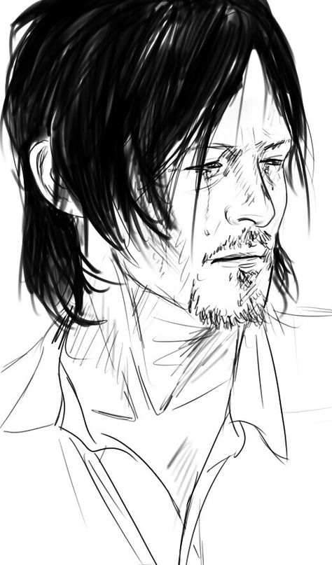 DARYL DIXON The Walking Dead Drawings, Drawing Playing Cards, Daryl Dixon Motorcycle, Twd Drawings, Walking Dead Drawings, Walking Dead Fan Art, Motorcycle Drawing, Drawings Ideas, Art Prompts