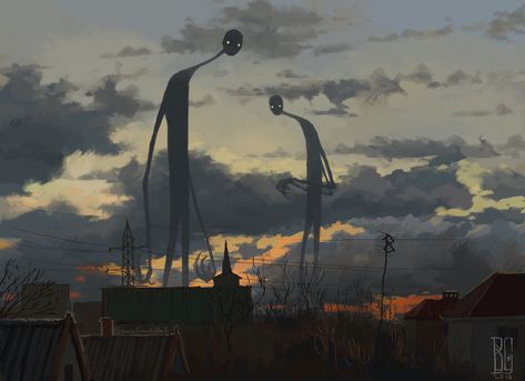 ArtStation - View from the window, Boris Groh Boris Groh, Images Terrifiantes, Nightmares Art, Creepy Drawings, Arte Peculiar, 다크 판타지, Monster Concept Art, Scary Art, Wow Art