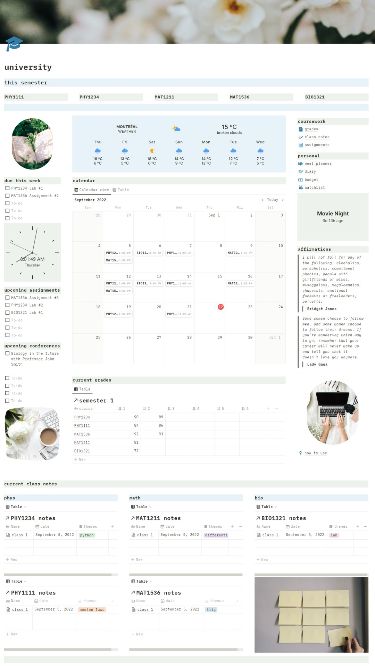 minimalist college and high school planner - notion template for students plan productplannertemplate #workplannerorganization #hyperlinkplanner👊. Notion School Ideas, High School Notion Template, Notion Schedule Template Free, Notion Inspo School, Notion Aesthetic School, Notion School Templates, Notion Schedule, Notion University Template, College Notion Template