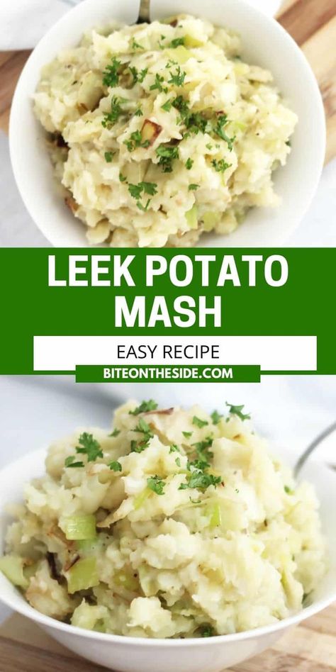 Leek Mashed Potatoes, Leek Side Dish, Potatoes And Leeks, How To Use Leeks Cooking, Leek Potato, What To Make With Leeks, Leek And Potato Recipes, Leek Recipes Side Dishes, How To Cook Leeks