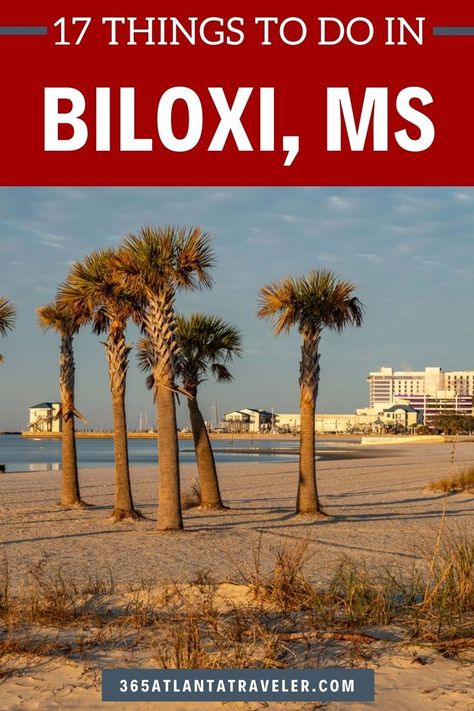 Biloxi, Mississippi is a vibrant city located on the Gulf of Mexico. It is largely known for its world-class casinos and stunning beaches. With museums, parks, attractions, outdoor adventures, and more, this town is full of fun the whole family will enjoy. Here are 17 things to do in Biloxi MS that we know you and your crew are going to love. Things To Do In Biloxi Ms, Biloxi Mississippi Things To Do, Top Family Vacations, Visit Mississippi, Biloxi Beach, Mississippi Travel, Biloxi Mississippi, Best Casino, Gulf Of Mexico