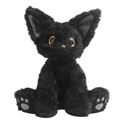 Embrace the Cuteness with the German Rex Black Curly Cat Plush Toy! Looking for the perfect gift for someone who loves all things cute and aesthetic? Look no further than the German Rex Black Curly Cat Plush Toy. With its adorable black color and luxurious materials, this plush toy is sure to bring a smile to anyone's face. Made from high-quality cotton, polyester, and plush material, this plush toy is not only soft and huggable but also durable. It can withstand hours of cuddles and playtime, making it the perfect companion for kids and adults alike. Standing at a height of 26 cm (10.2362 inches) , this plush toy is just the right size for snuggling or displaying as part of your cute aesthetic , kidcore aesthetic , or cute TikTok room decor. Its curly coat and sweet expression will add a Emo Plushies, Tiktok Room Decor, Black Cat Plushie, Aesthetic Kidcore, Curly Cat, Creepy Stuffed Animals, Tiktok Room, Sweet Expression, Black Cat Plush