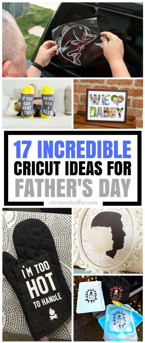 You'll LOVE these Cricut Father's Day projects! These are perfect gifts to make for friends and family. #cricut #cricutideas #cricutcrafts #fathersday #fathersdayideas #crafts #diy Diy Mother's Day Crafts, Customized Mugs, Diy Gifts For Dad, Gifts To Make, Diy Father's Day Gifts, Diy Gifts For Friends, Mothers Day Crafts For Kids, Mason Jar Gifts, Father's Day Diy