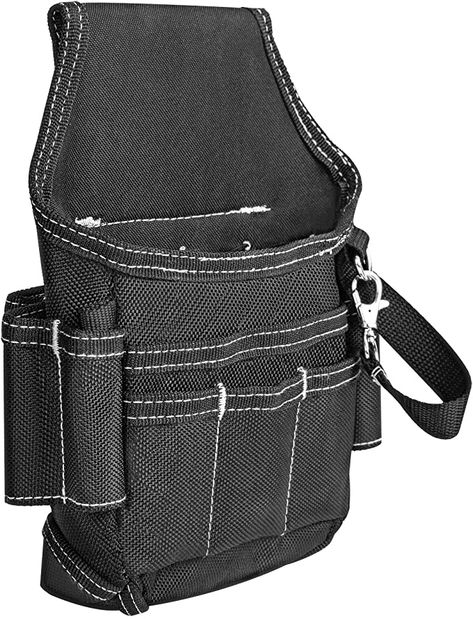 AmazonSmile: Amazon Basics Small Electrician Pouch and Hub with 13 Pockets and Loops : Everything Else Hvac Troubleshooting, Small Tool Pouch, Black Everything, Tool Pouch, Amazon Basics, Amazon Seller, Tool Belt, Basic Tools, Irish Dance