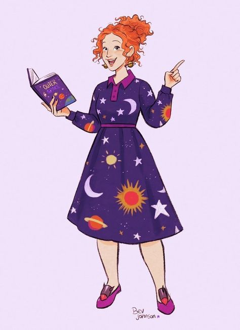 Ms Frizzle Dress, Magic School Bus Characters, Ms Frizzle Costume, Miss Frizzle Costume, Mrs Frizzle, Dog Man Book, Bev Johnson, Miss Frizzle, Birthday Clown