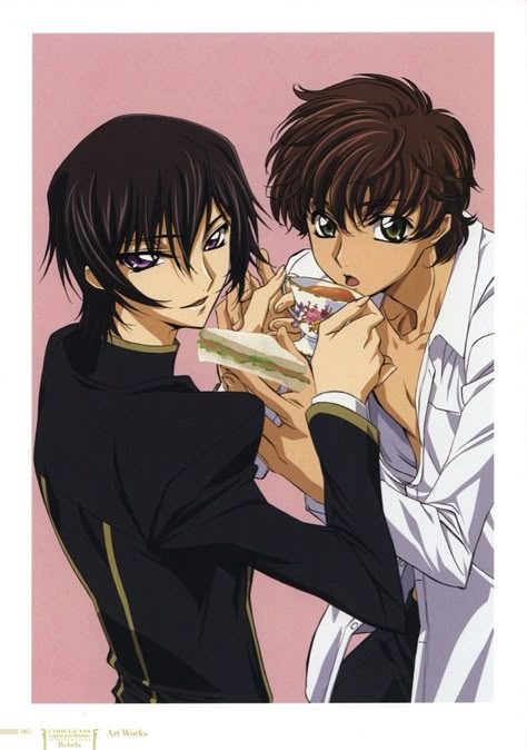 kinda gay code geass official art lelouch suzaku hd anime Lelouch Vi Britannia, Lelouch Lamperouge, Code Geass, Best Anime Shows, Magical Girl, Character Illustration, Anime Icons, Profile Picture, Anime Art