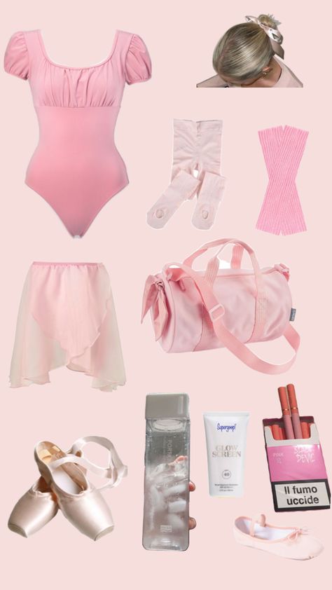 Carolina Core, Ballet Motivation, Pink Vampire, Ballet Fits, Ballet Attire, Pink Coquette Aesthetic, Character Outfits Ideas, Ballet Outfits, Competition Outfit