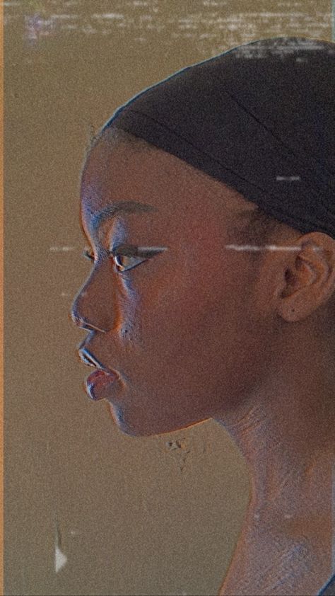 How To Draw Black Facial Features, Black Woman Side Profile Drawing Reference, Girl Side Profiles Black Drawing, Black Woman Side Profile Drawing, Black Female Side Profile, Side View Black Woman, Black Side Profile Drawing, Side Profile Sketch Woman, Anatomy Reference Side View