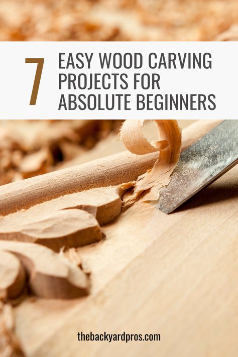 Ready to try your hand at wood carving? These 7 beginner projects are easy, rewarding, and a perfect way to get started. From small figurines to practical items, there’s something for everyone! Hand Carving For Beginners, Diy Wood Carving Projects, Beginner Carving Ideas, Simple Wood Carving Projects, How To Wood Carve, Easy Wood Carving Projects For Beginners, Beginner Carving Projects, Widdling Wood Ideas Easy, Wood Carving Art For Beginners