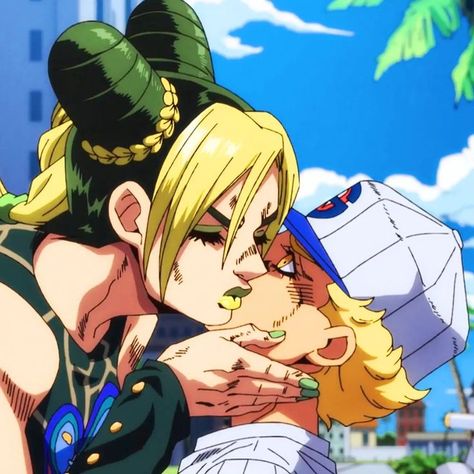 Credits to @debiddokujo Jolyne And Emporio, Emporio Jojo, Jotaro And Jolyne, Jolyne Cujoh, Akane Kurokawa, Jojo Anime, Jojo Bizarre, Jojo's Bizarre Adventure, Memes