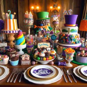 Willy Wonka Cake Ideas, Prom Committee, Willie Wonka, Wonka Party, Candyland Theme, Willy Wonka Party, Soda Bar, Gene Wilder, Movie Night Birthday Party