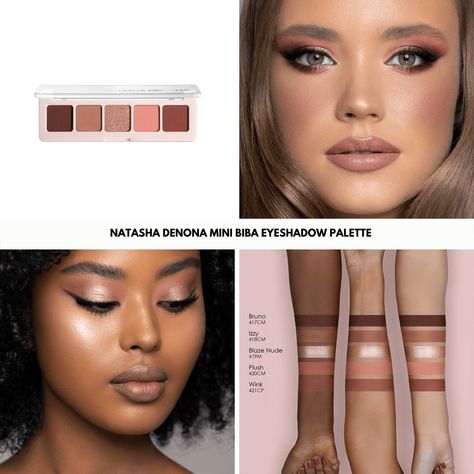 Natasha Denona Mini Biba Palette Looks, Natasha Denona Mini Biba Palette, Natasha Denona Biba Palette Looks, Natasha Denona Palette Looks, 2022 Makeup, Makeup News, Natasha Denona, Makeup Essentials, Eyeshadow Looks